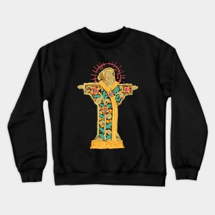 Saint Francis hand drawn Crewneck Sweatshirt